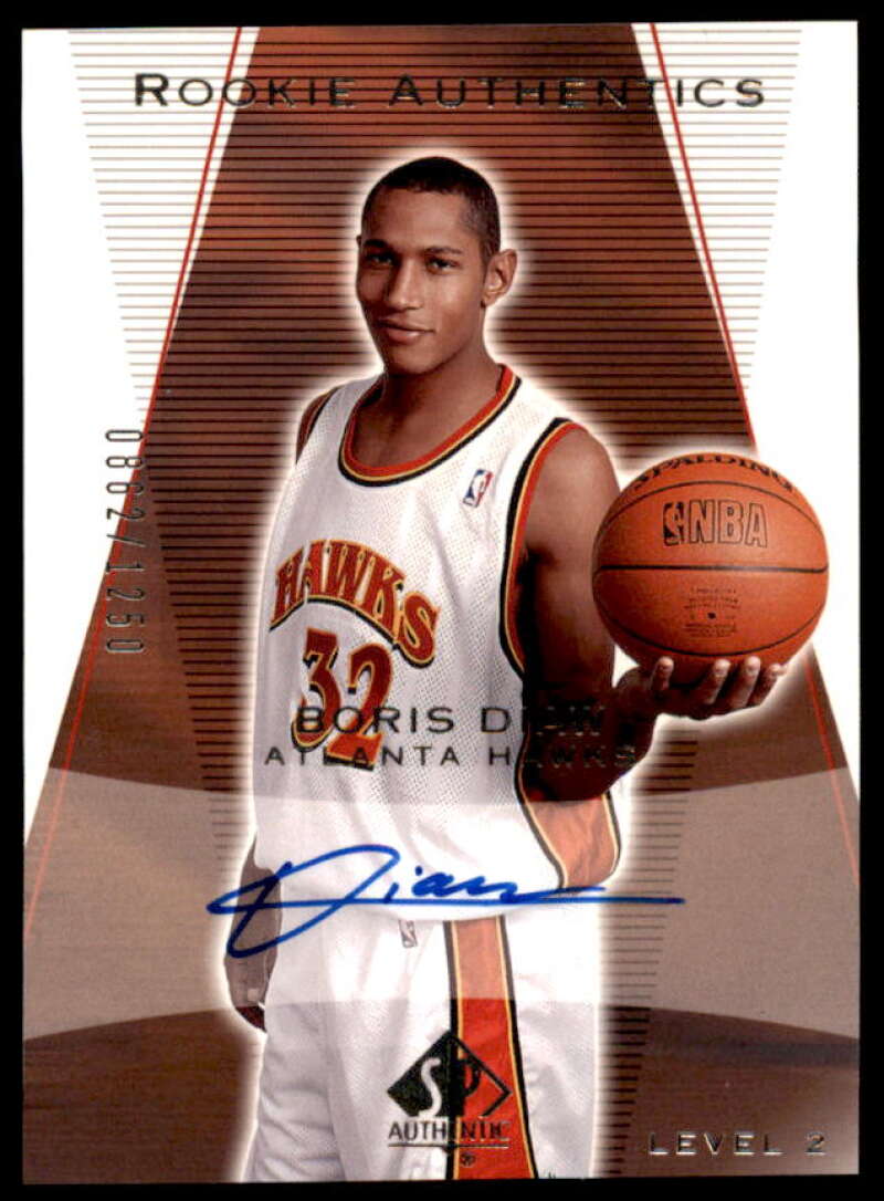 Boris Diaw AU Rookie Card 2003-04 SP Authentic #165  Image 1