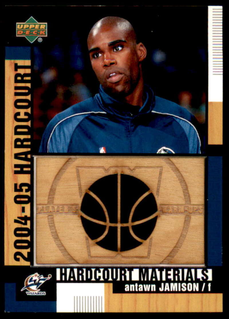 Antawn Jamison Card 2004-05 Upper Deck Hardcourt Materials Combo #AJ  Image 1