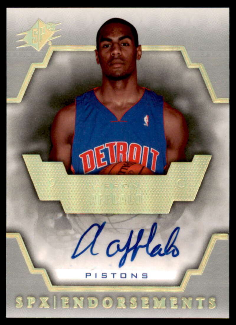 Arron Afflalo Card 2007-08 SPx Endorsements #AA  Image 1