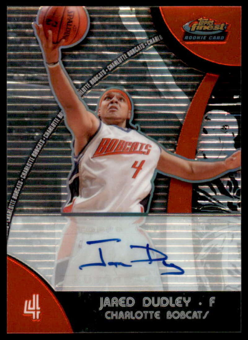 Jared Dudley Rookie Card 2007-08 Finest Rookie Autographs Refractors #67  Image 1