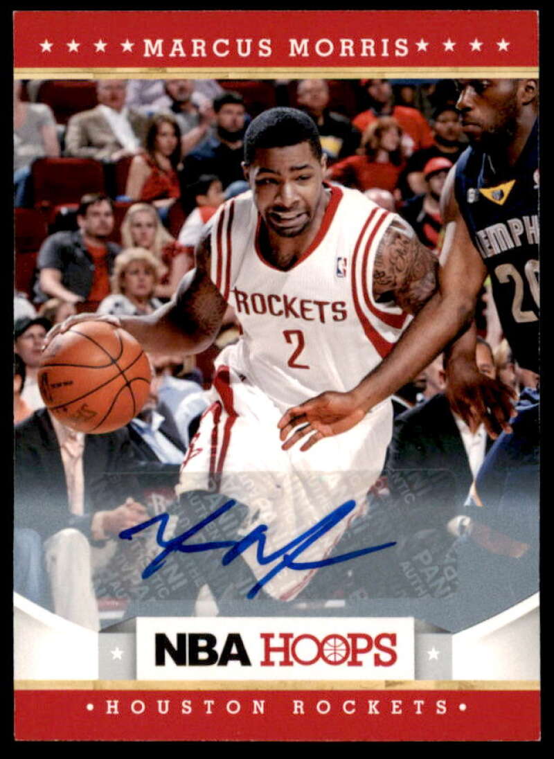 Marcus Morris Card 2012-13 Hoops Autographs #235  Image 1