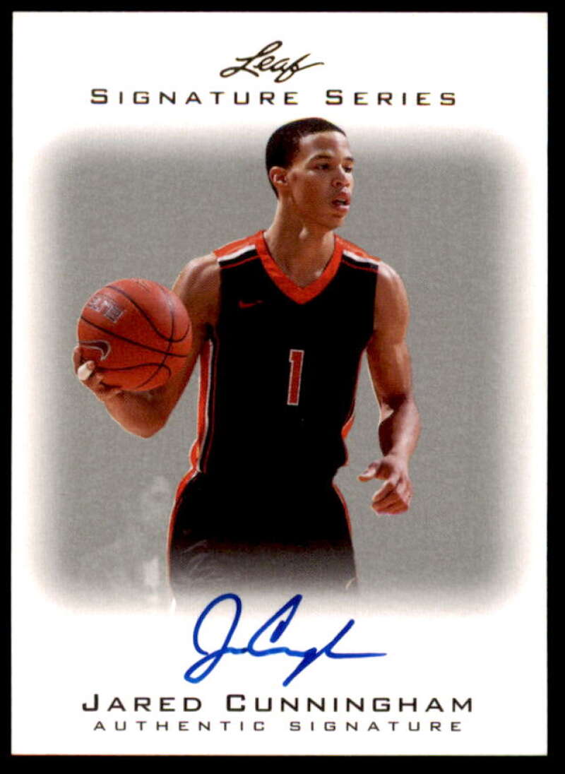 Jared Cunningham Rookie Card 2012-13 Leaf Signature #JC2  Image 1