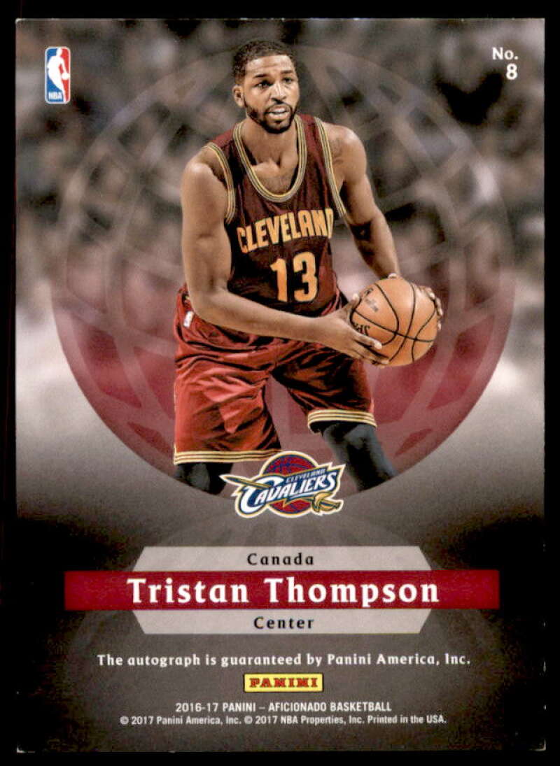 Tristan Thompson 2016 Aficionado International Ink Artist's Proof Bronze #8  Image 2