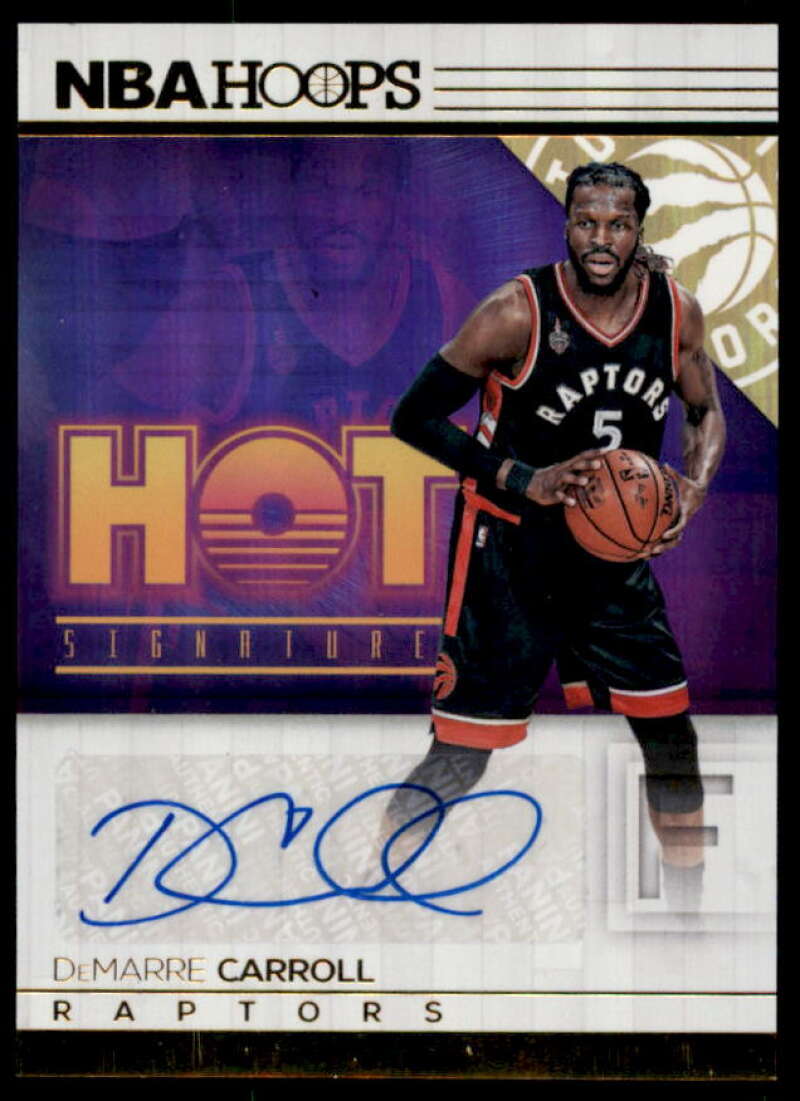 DeMarre Carroll Card 2016-17 Hoops Hot Signatures #45  Image 1