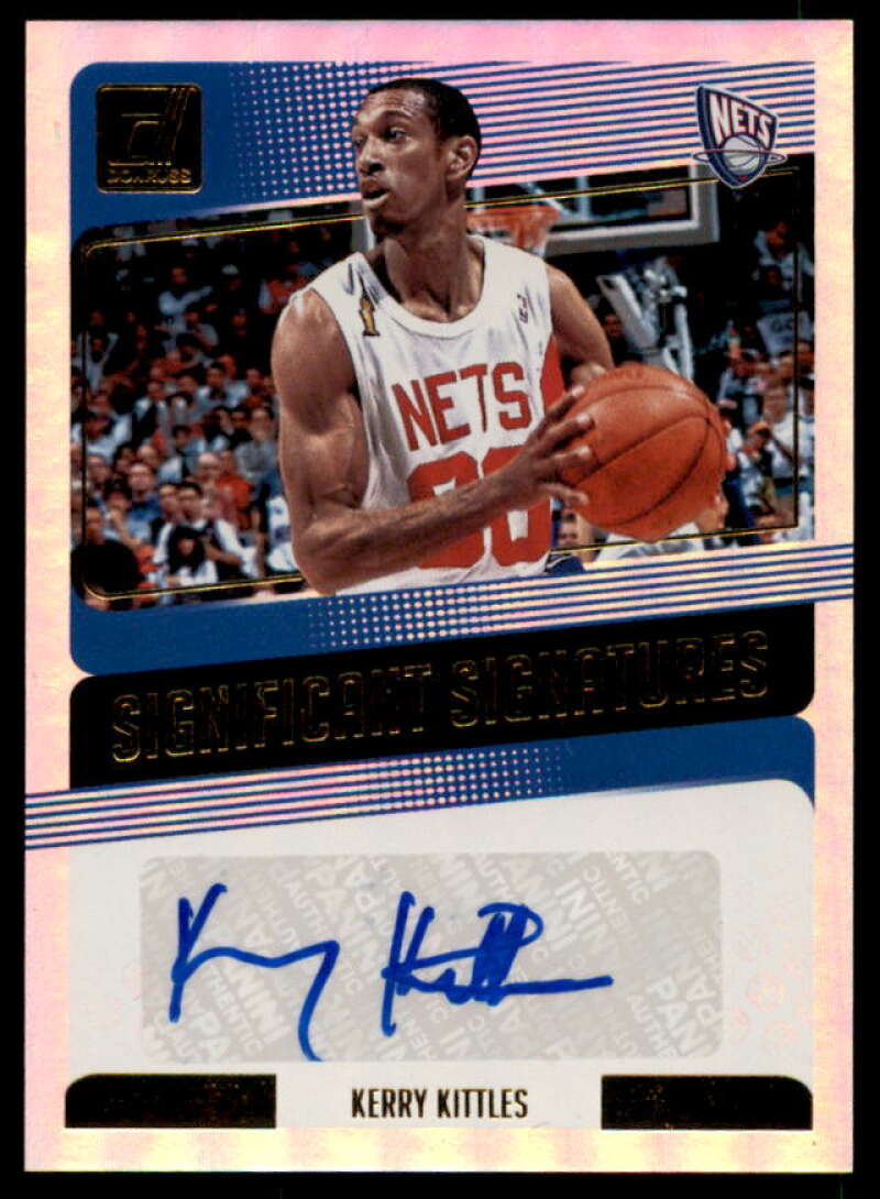 Kerry Kittles Card 2018-19 Donruss Significant Signatures #14  Image 1