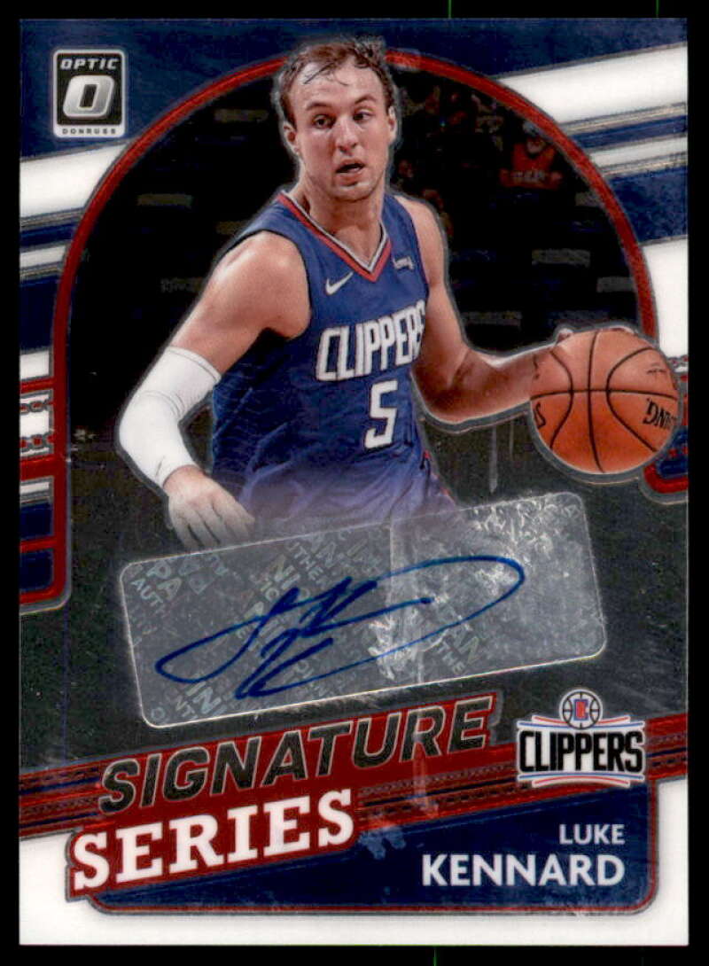 Luke Kennard Card 2021-22 Donruss Optic Signature Series #50  Image 1