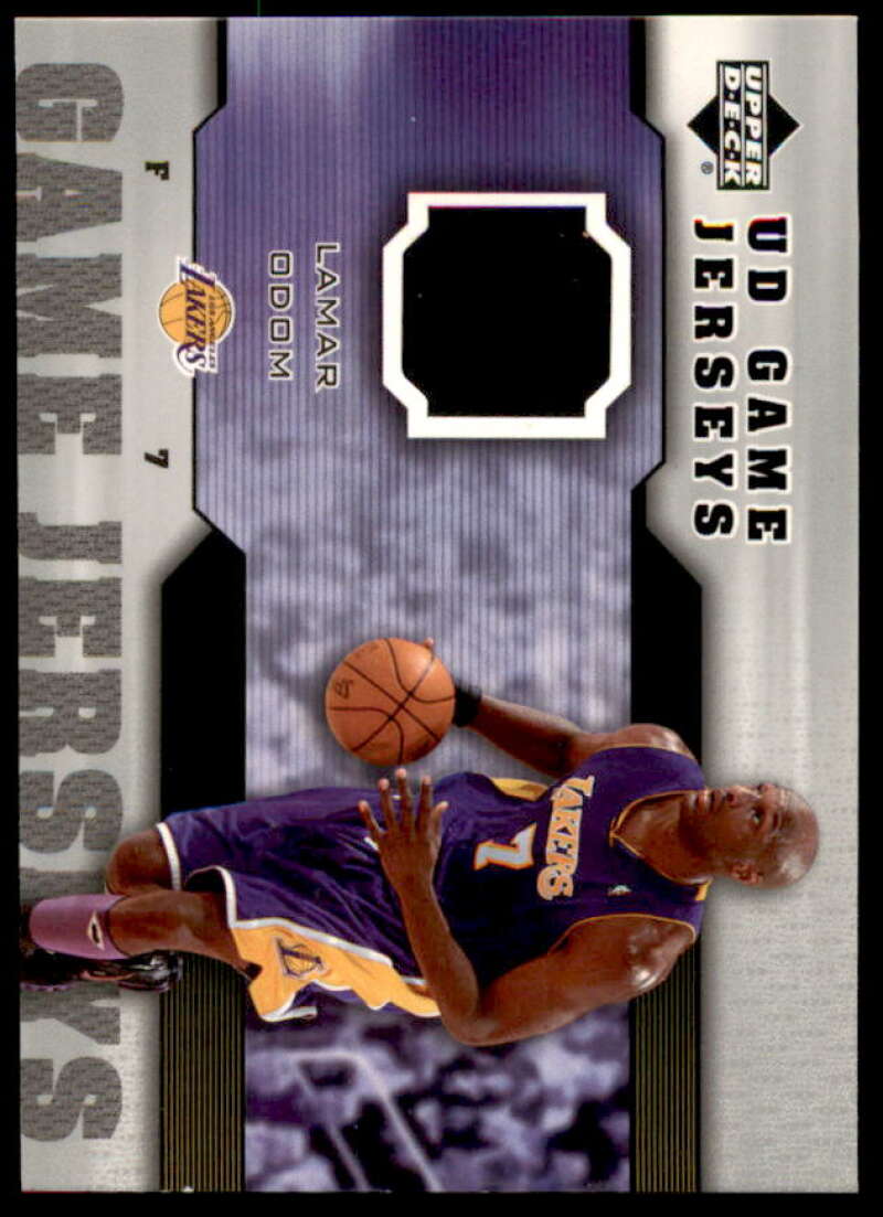 Lamar Odom Card 2005-06 Upper Deck Game Jerseys #LO  Image 1