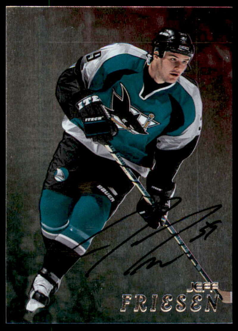 Jeff Friesen Card 1998-99 Be A Player Autographs #267  Image 1