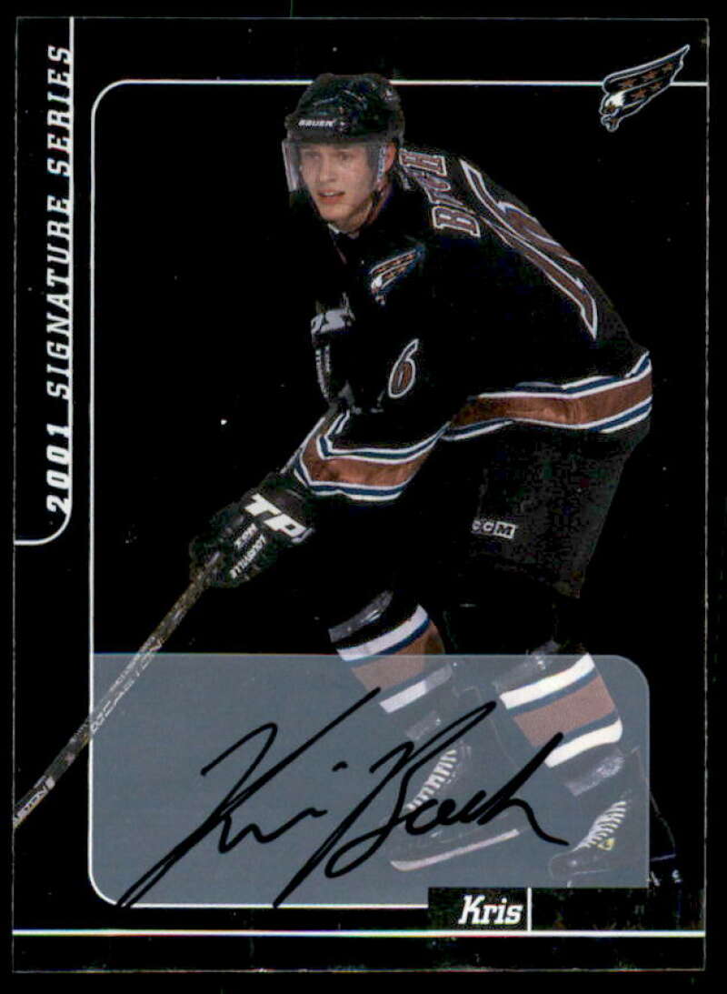 Kris Beech Card 2000-01 BAP Signature Series Autographs #246  Image 1