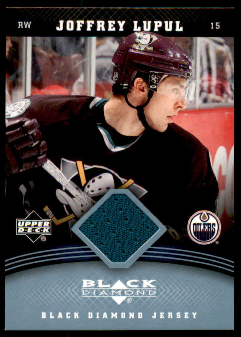 Joffrey Lupul Card 2006-07 Black Diamond Jerseys #JJL  Image 1