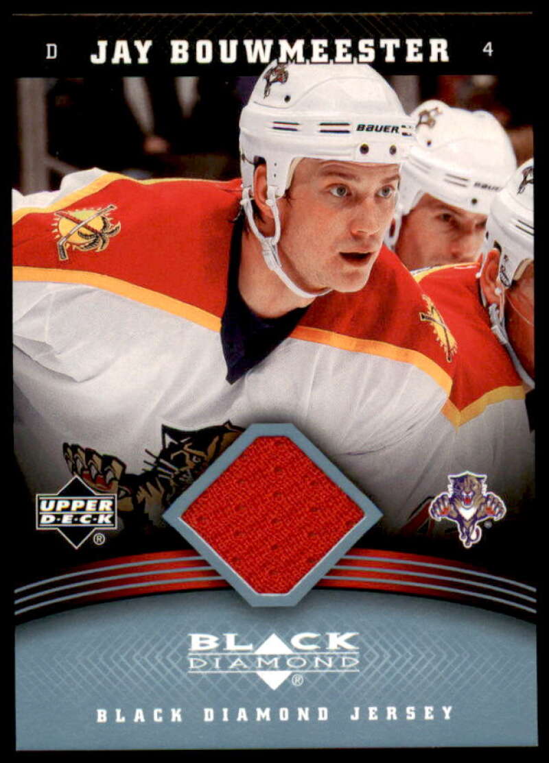 Jay Bouwmeester Card 2006-07 Black Diamond Jerseys #JJB  Image 1