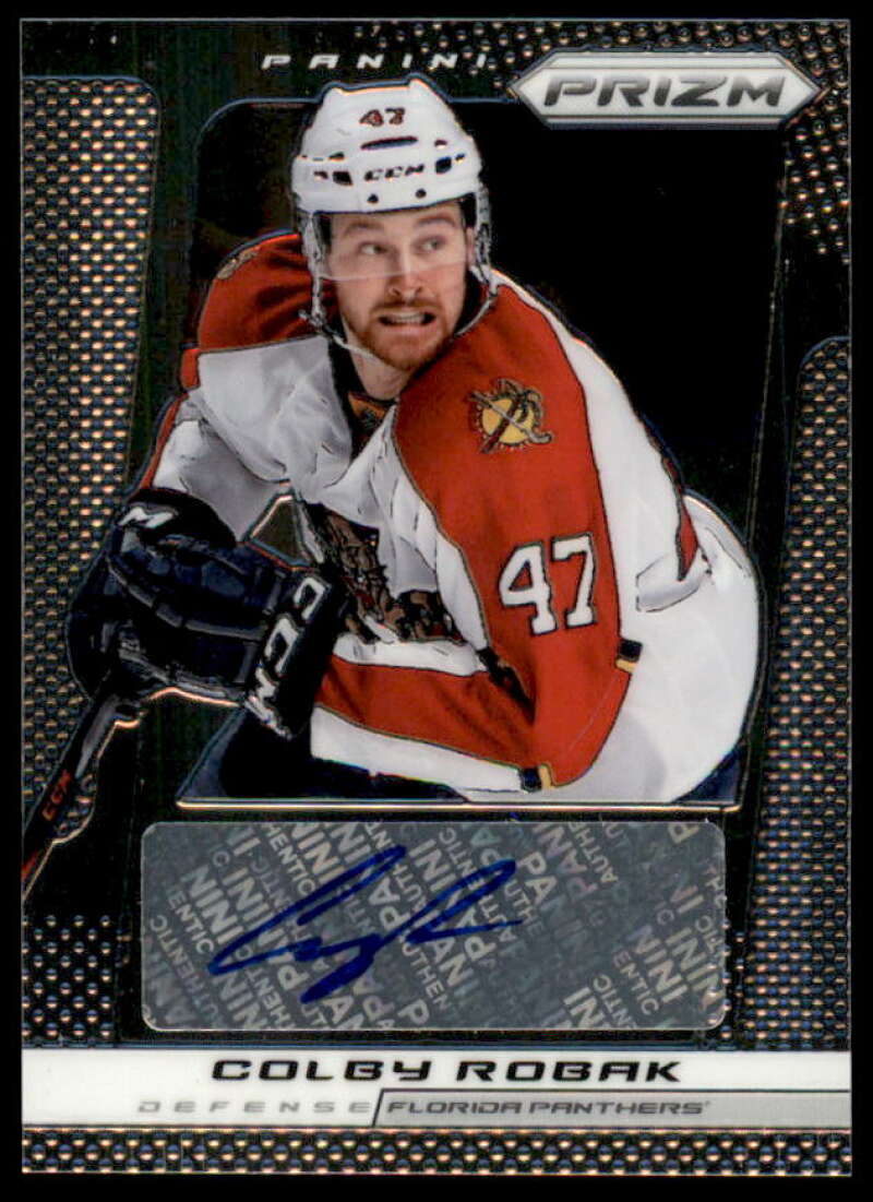 Colby Robak Card 2013-14 Panini Prizm Autographs #AYK  Image 1