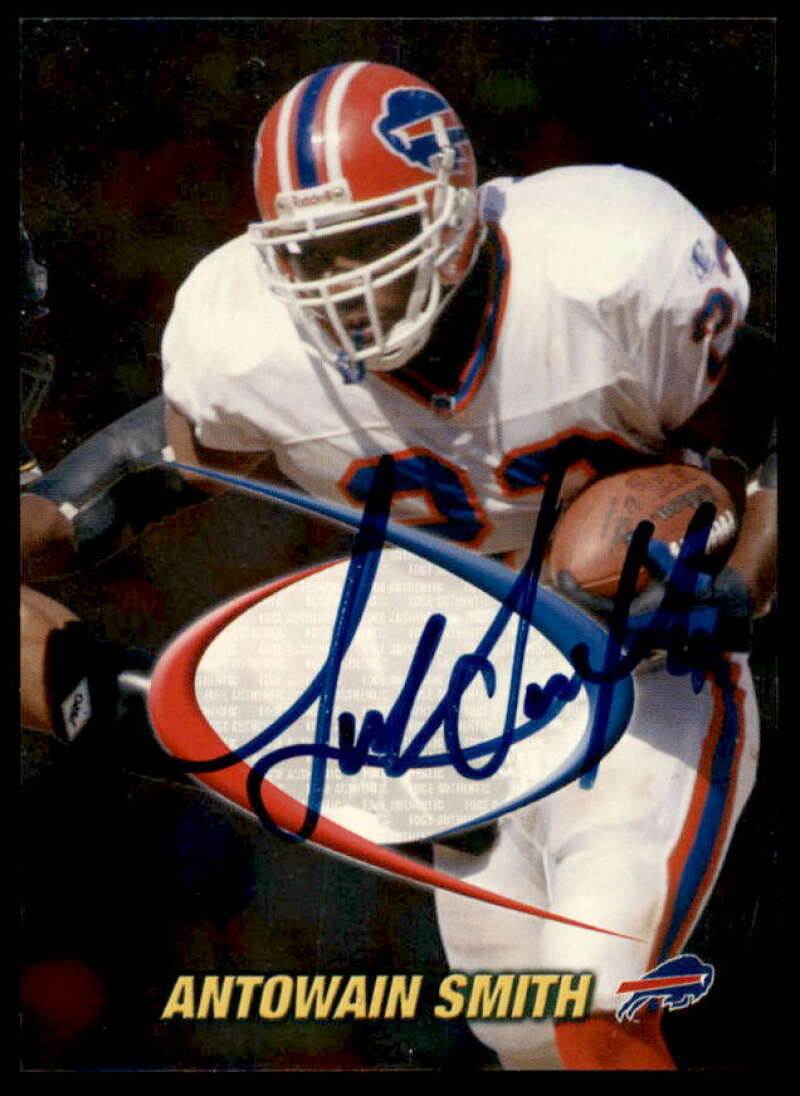 Antowain Smith Rookie 1998 Collector's Edge Odyssey Prodigies Autographs #26  Image 1