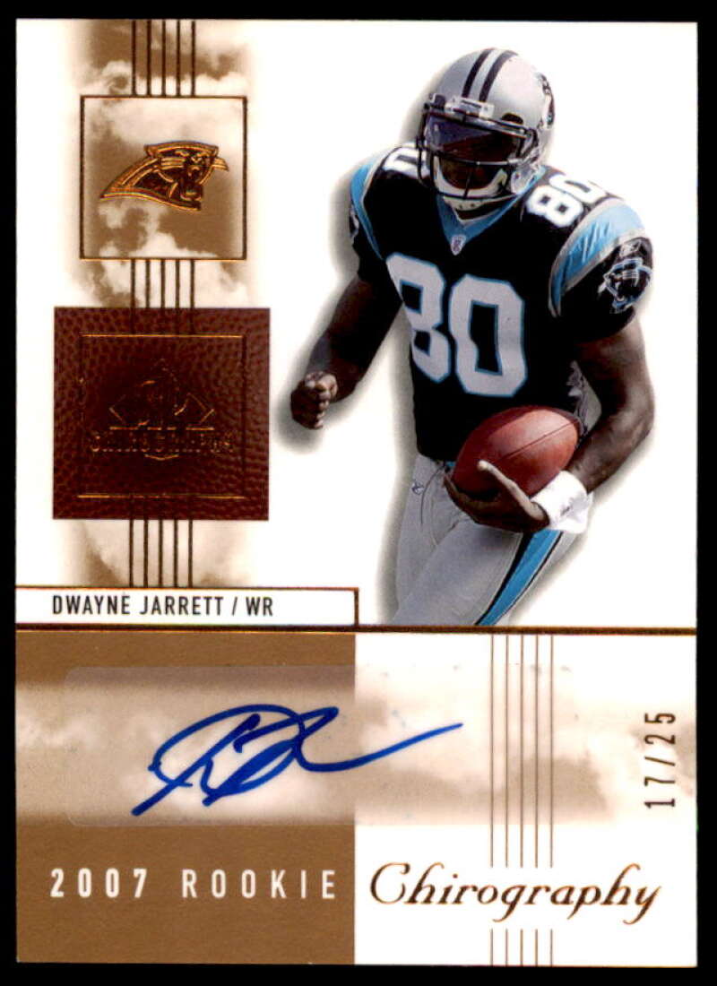 Dwayne Jarrett rookie Card 2007 SP Chirography Rookie Signatures Gold #112  Image 1