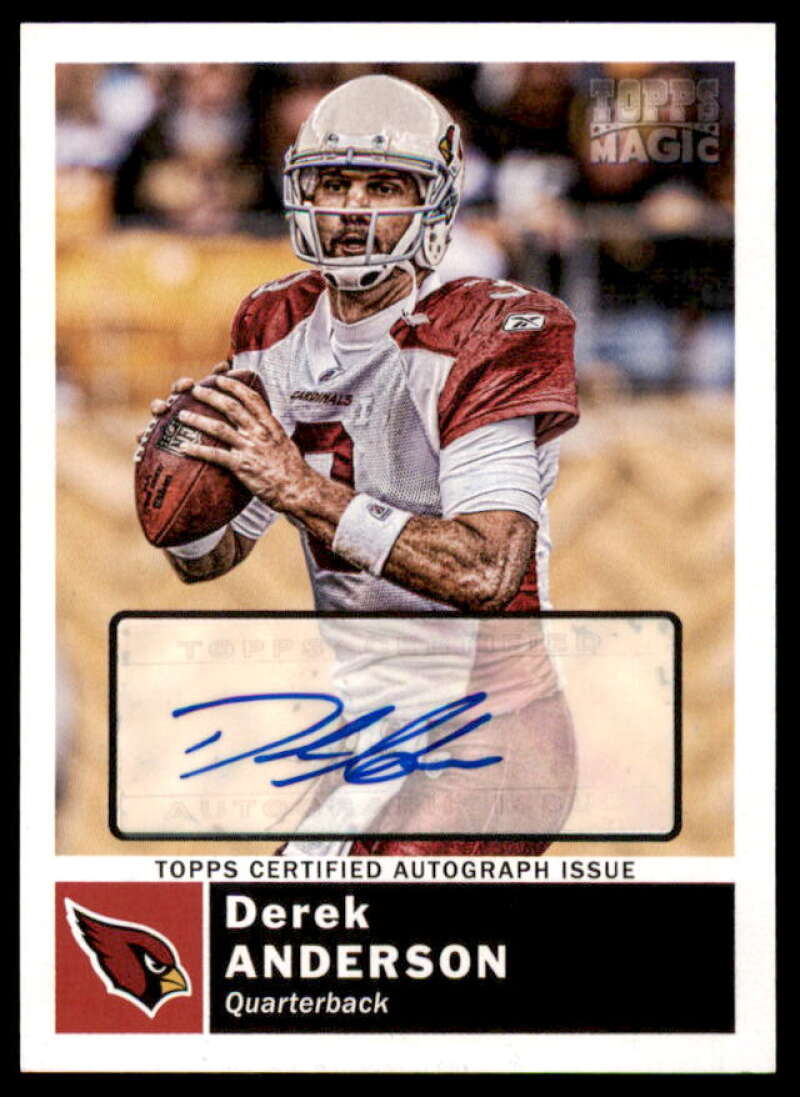 Derek Anderson 2G Card 2010 Topps Magic Autographs #239  Image 1