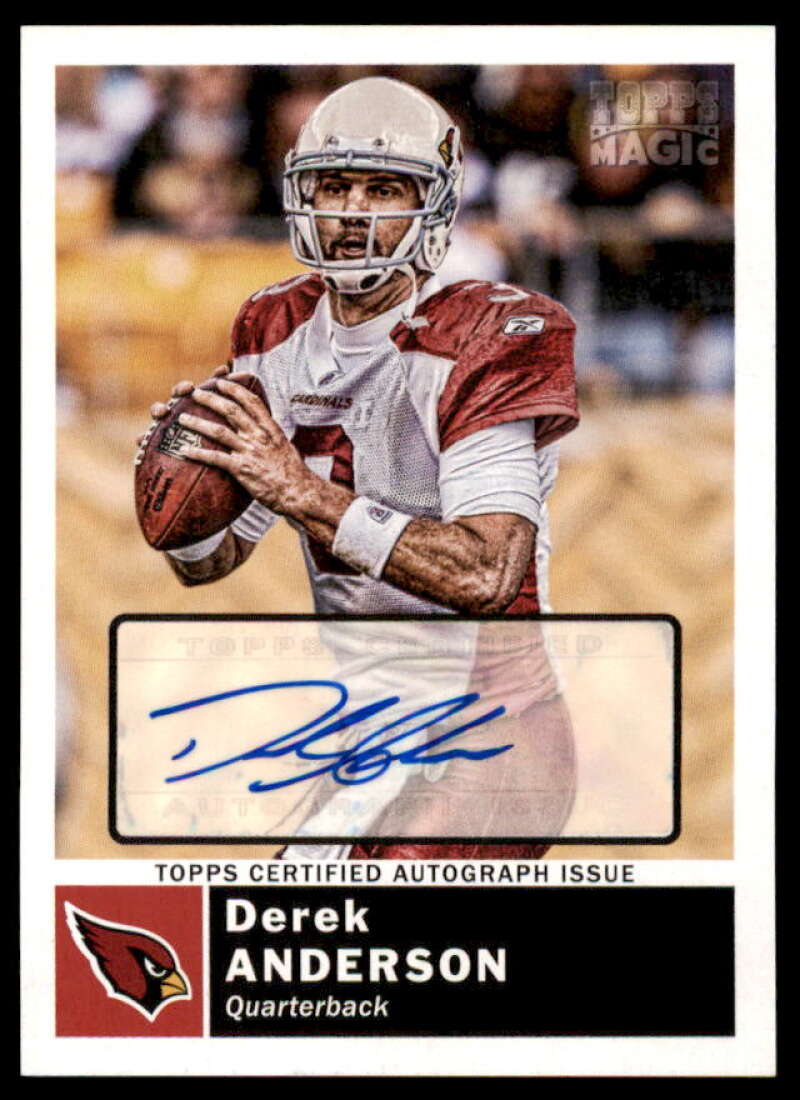 Derek Anderson 2G Card 2010 Topps Magic Autographs #239  Image 1