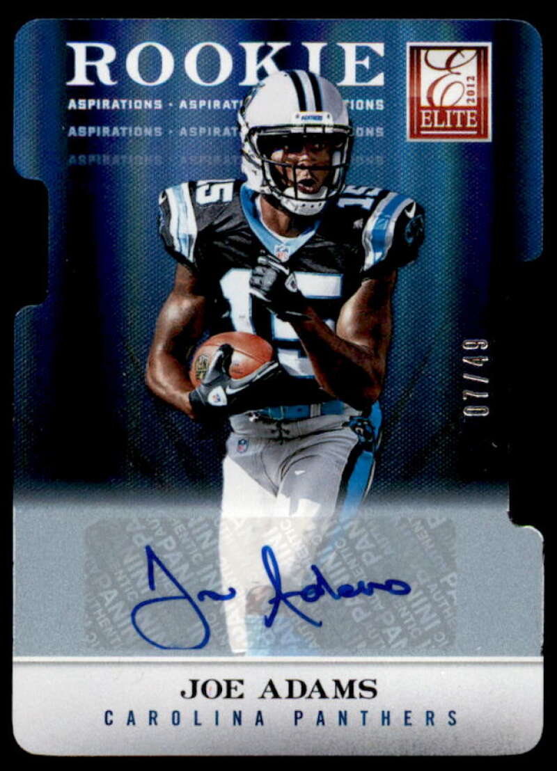 Joe Adams Rookie Card 2012 Elite Aspirations Autographs #167  Image 1