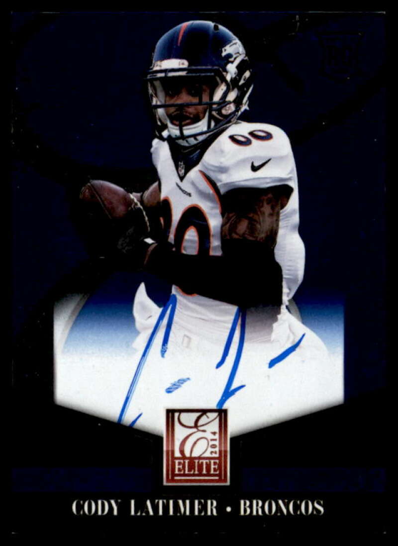 Cody Latimer Rookie Card 2014 Elite Rookie Autographs #28  Image 1