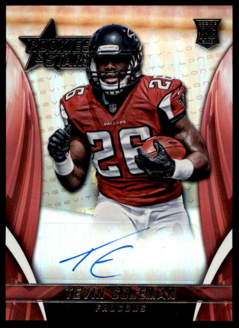 Tevin Coleman Rookie Card 2014 Rookies Stars Rookie Autographs Longevity #126  Image 1