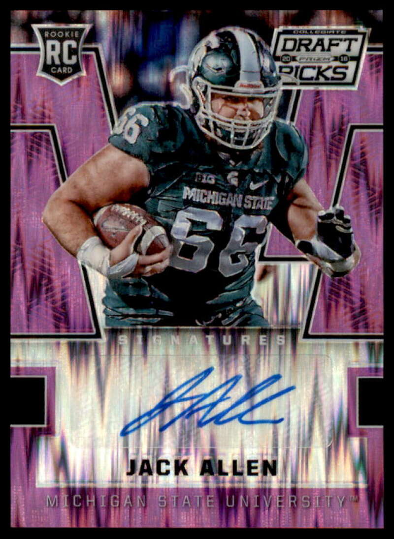 Jack Allen Rookie 2016 Panini Prizm Draft Picks Autographs Prizms Purple #257  Image 1