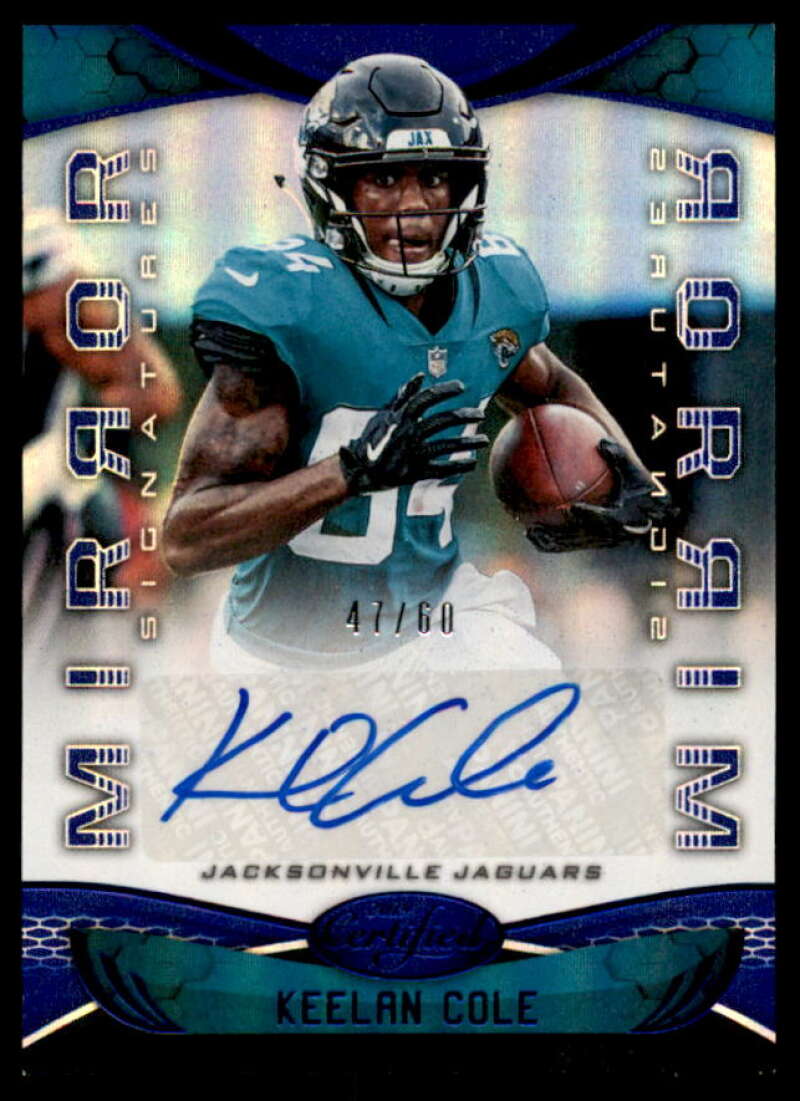 Keelan Cole Card 2019 Certified Signatures Mirror Blue #29  Image 1