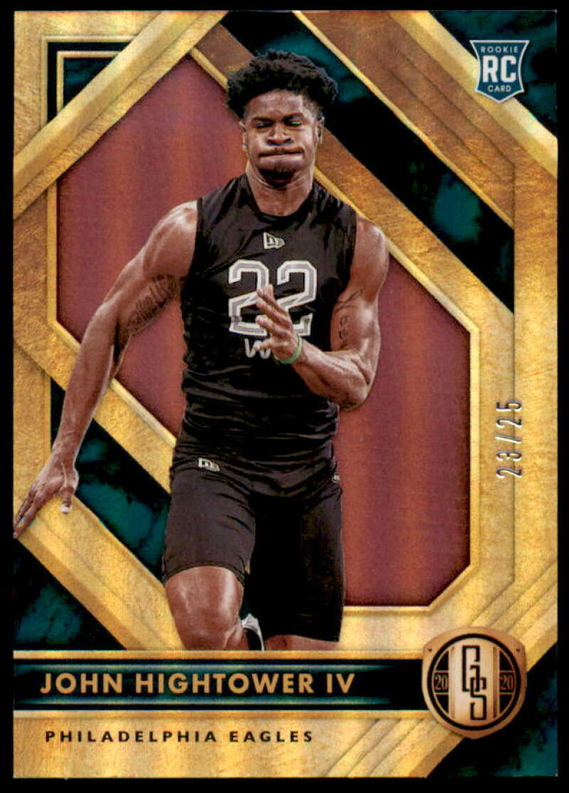 John Hightower IV Rookie Card 2020 Panini Gold Standard Rose Gold #171  Image 1