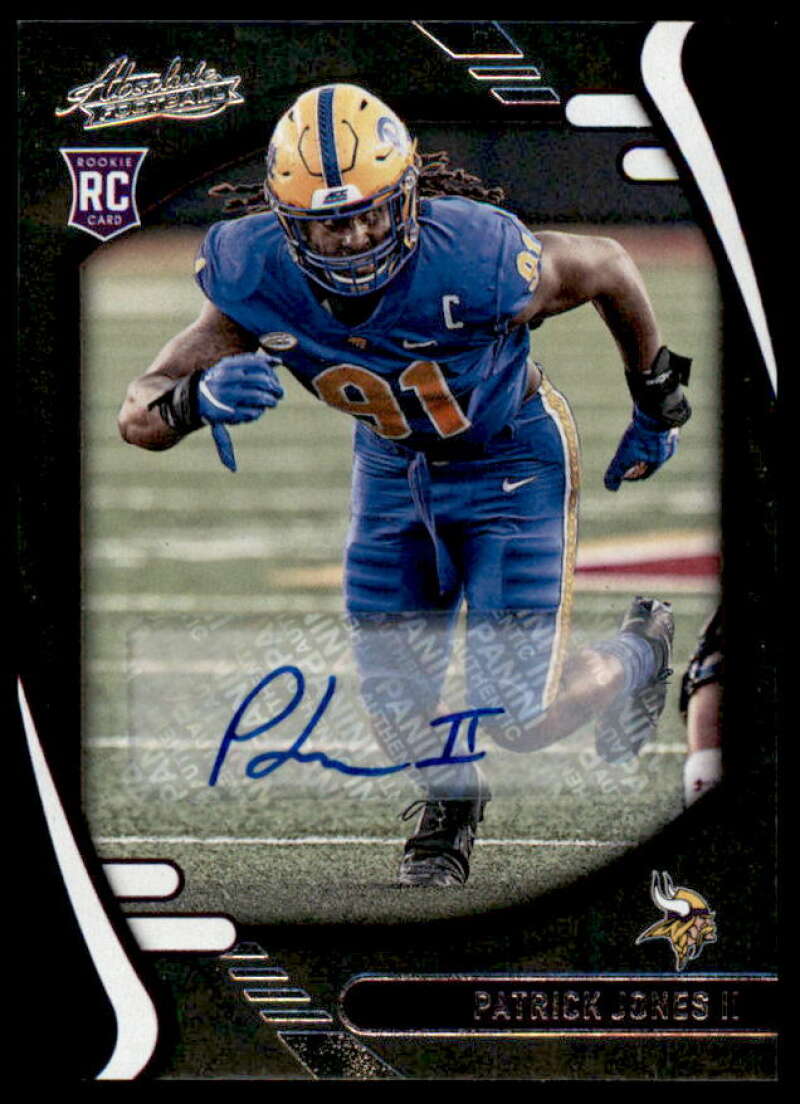 Patrick Jones II Rookie Card 2021 Absolute Signature Rookies #152  Image 1