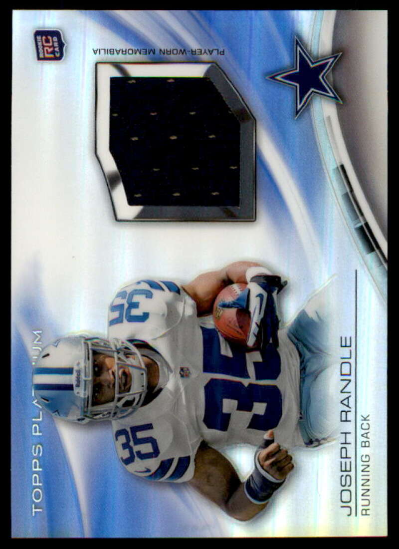 Joseph Randle Rookie Card 2013 Topps Platinum Rookie Jersey #PRRJR  Image 1