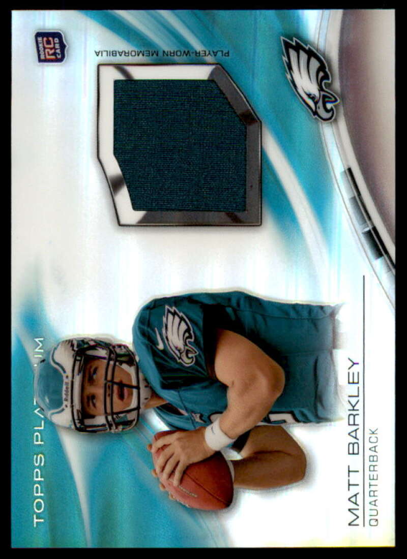 Matt Barkley Rookie Card 2013 Topps Platinum Rookie Jersey #PRRMB  Image 1