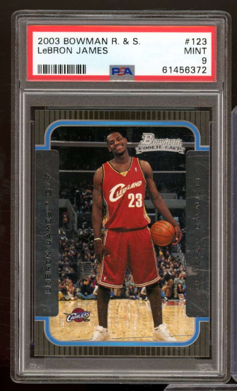 LeBron James Rookie Card 2003-04 Bowman #123 PSA 9 Image 1