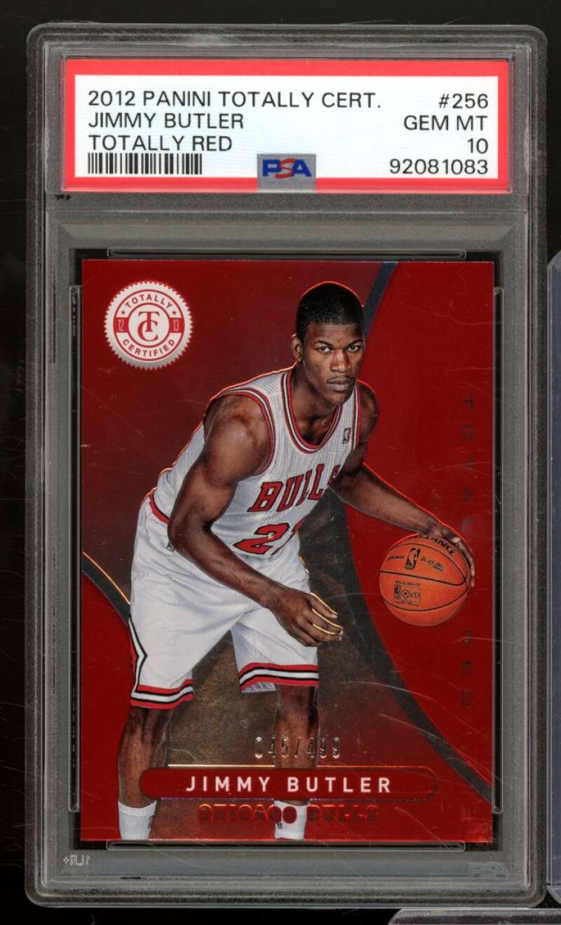 Jimmy Butler Rookie Card 2012-13 Panini Totally Cert #256 PSA 10 Image 1