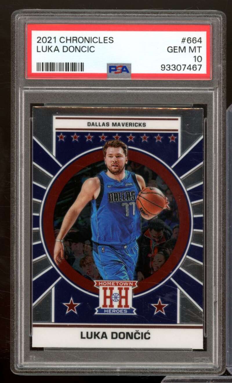 Luka Doncic Card 2021-22 Chronicles #664 PSA 10 Image 1