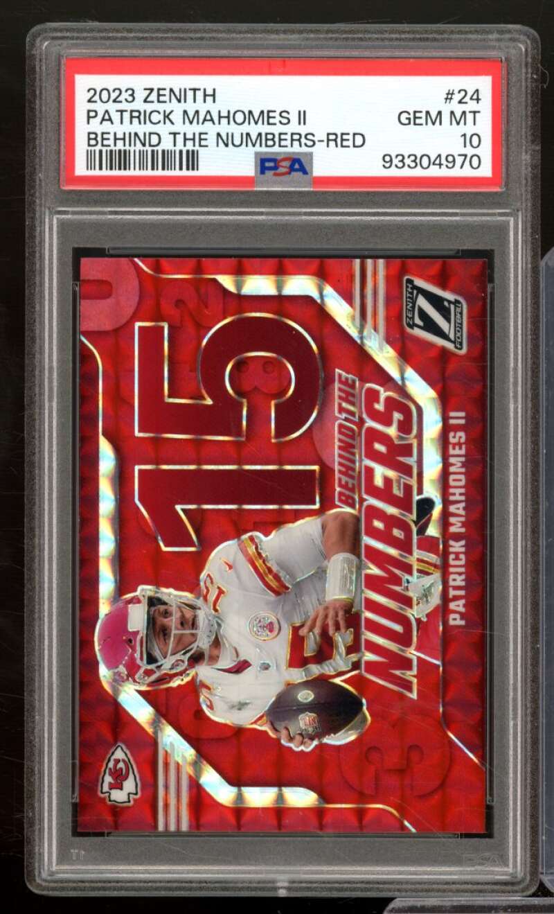 Patrick Mahomes II Card 2023 Zenith #24 PSA 10 Image 1