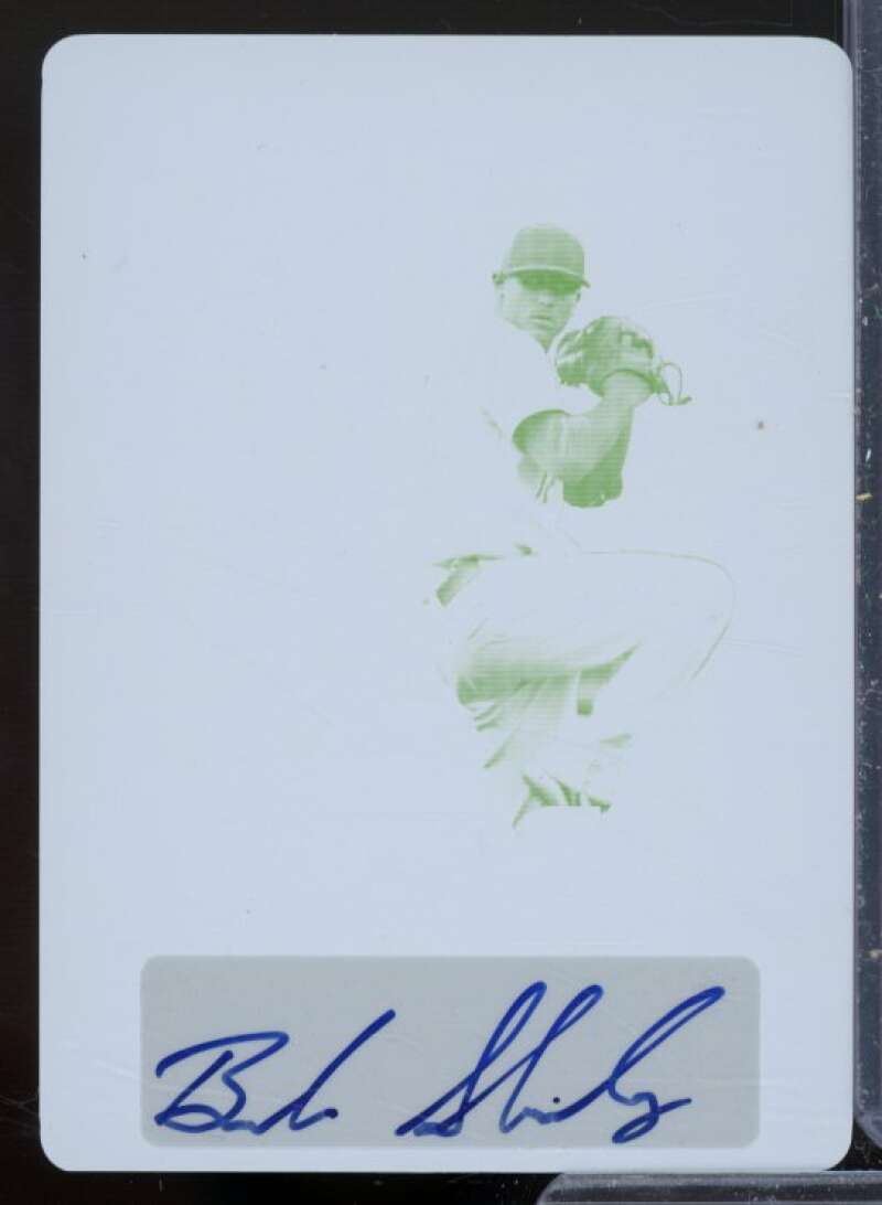 Braden Shipley Card 2013 Leaf Metal Draft Top Picks Printing Plates Yellow #BS1  Image 1