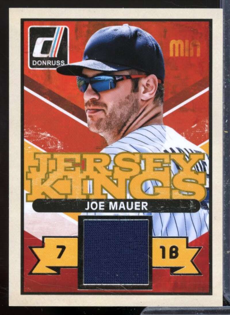 Joe Mauer Card 2014 Donruss Jersey Kings #5  Image 1