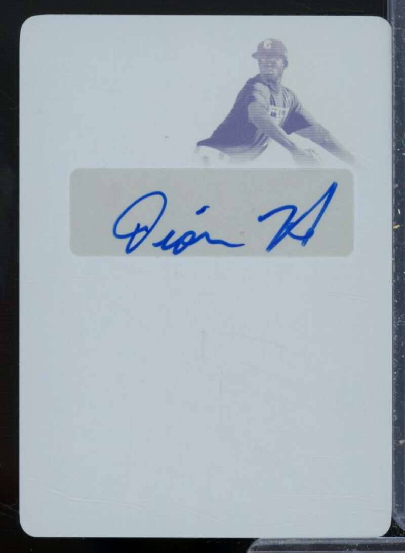 Dion Henderson 2015 Leaf Perfect Game Jersey Auto Printing Plates Yellow #JADH2  Image 1