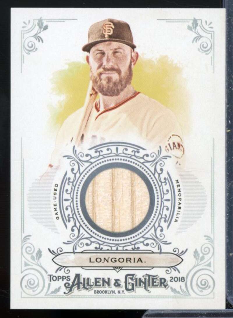 Evan Longoria B Card 2018 Topps Allen and Ginter Relics #FSRBEL  Image 1