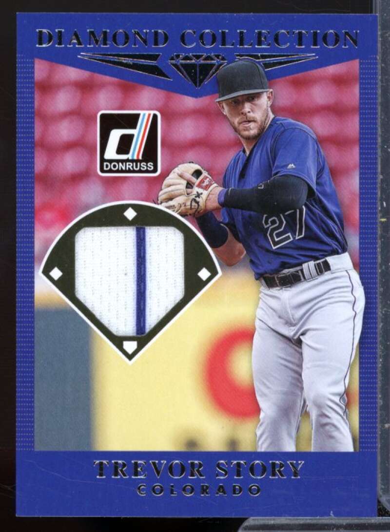 Trevor Story Card 2017 Donruss Diamond Collection Memorabilia #DCTS  Image 1