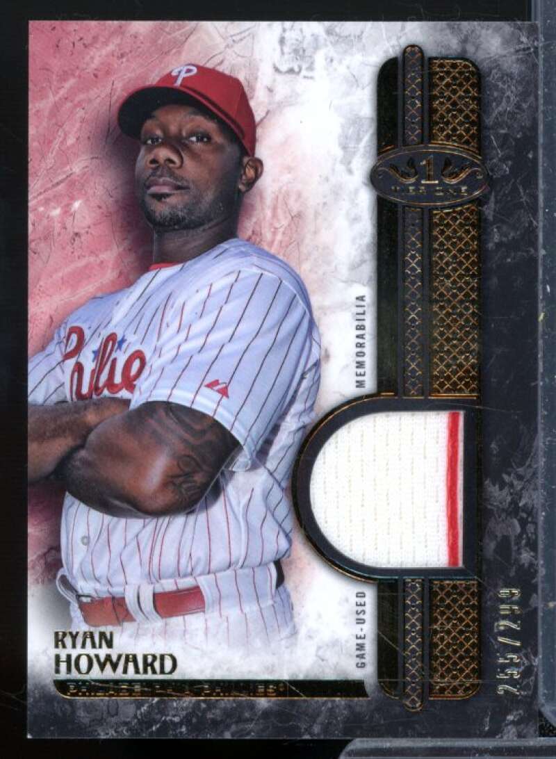 Ryan Howard Card 2016 Topps Tier One Relics #T1RRH  Image 1