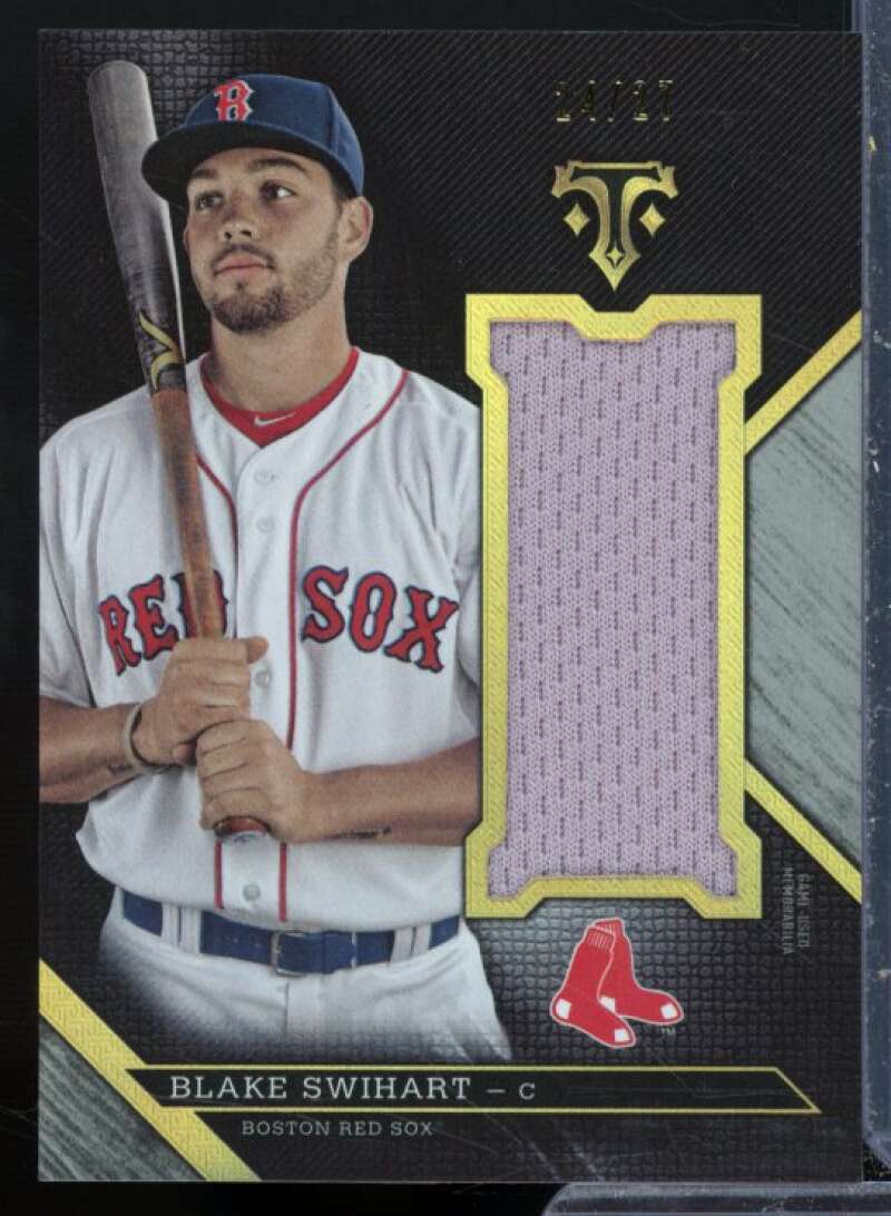 Blake Swihart Card 2016 Topps Triple Threads Unity Jumbo Relics Silver #UJRBSI  Image 1