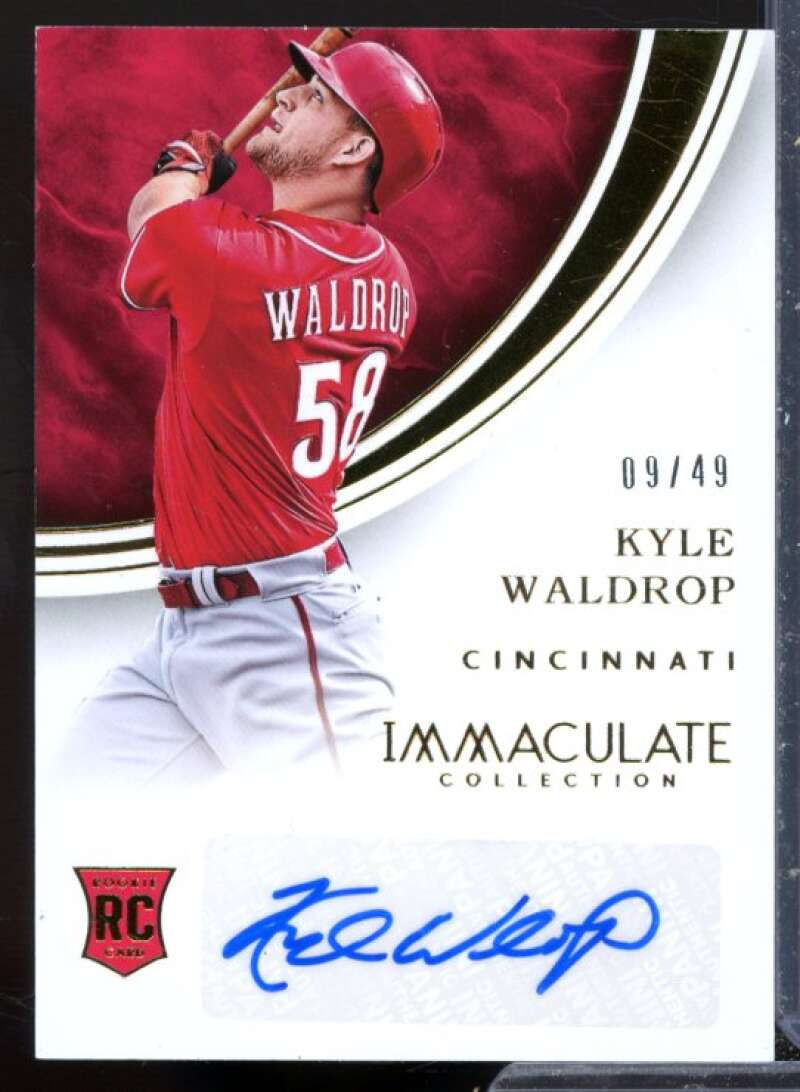 Kyle Waldrop Card 2016 Immaculate Collection Signature Rookie #NNO  Image 1