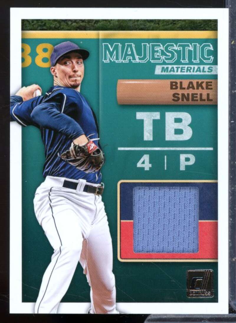 Blake Snell Card 2019 Donruss Majestic Materials #32  Image 1