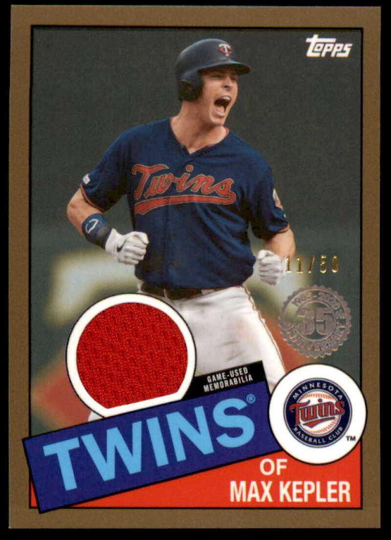 Max Kepler Card 2020 Topps '85 Topps Relics Gold #85RMK  Image 1