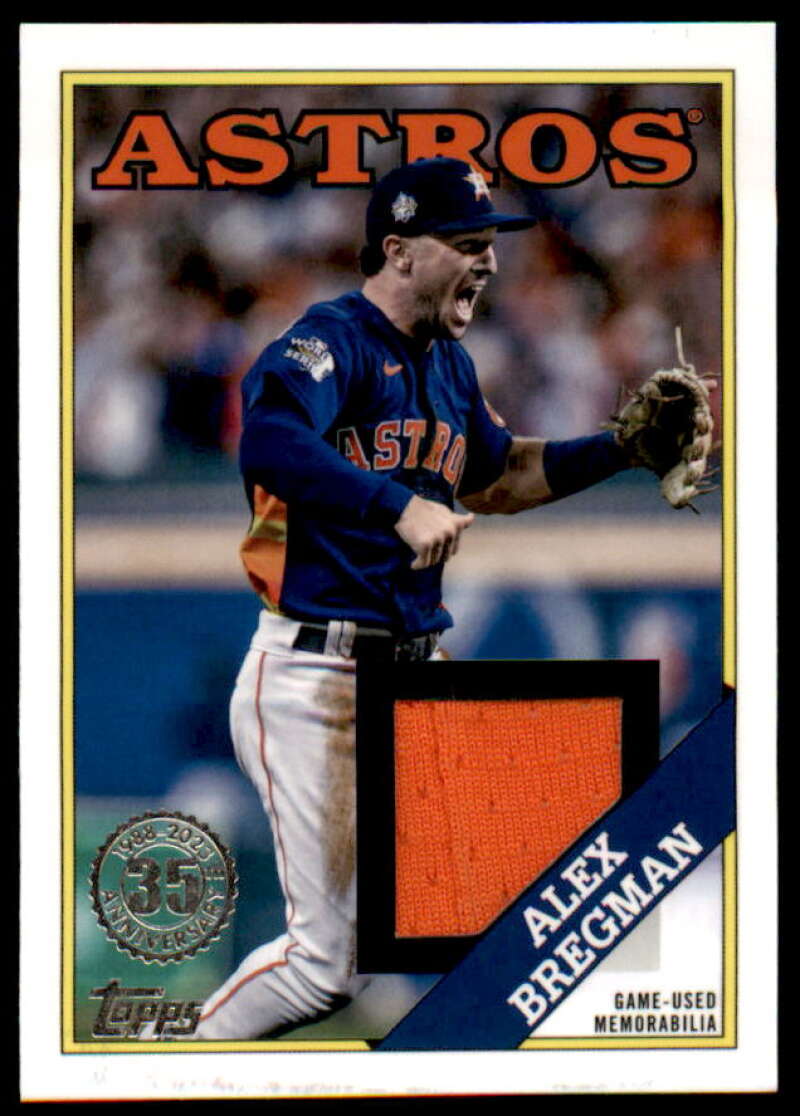 Alex Bregman S2 Card 2023 Topps '88 Topps Relics #88RAB  Image 1