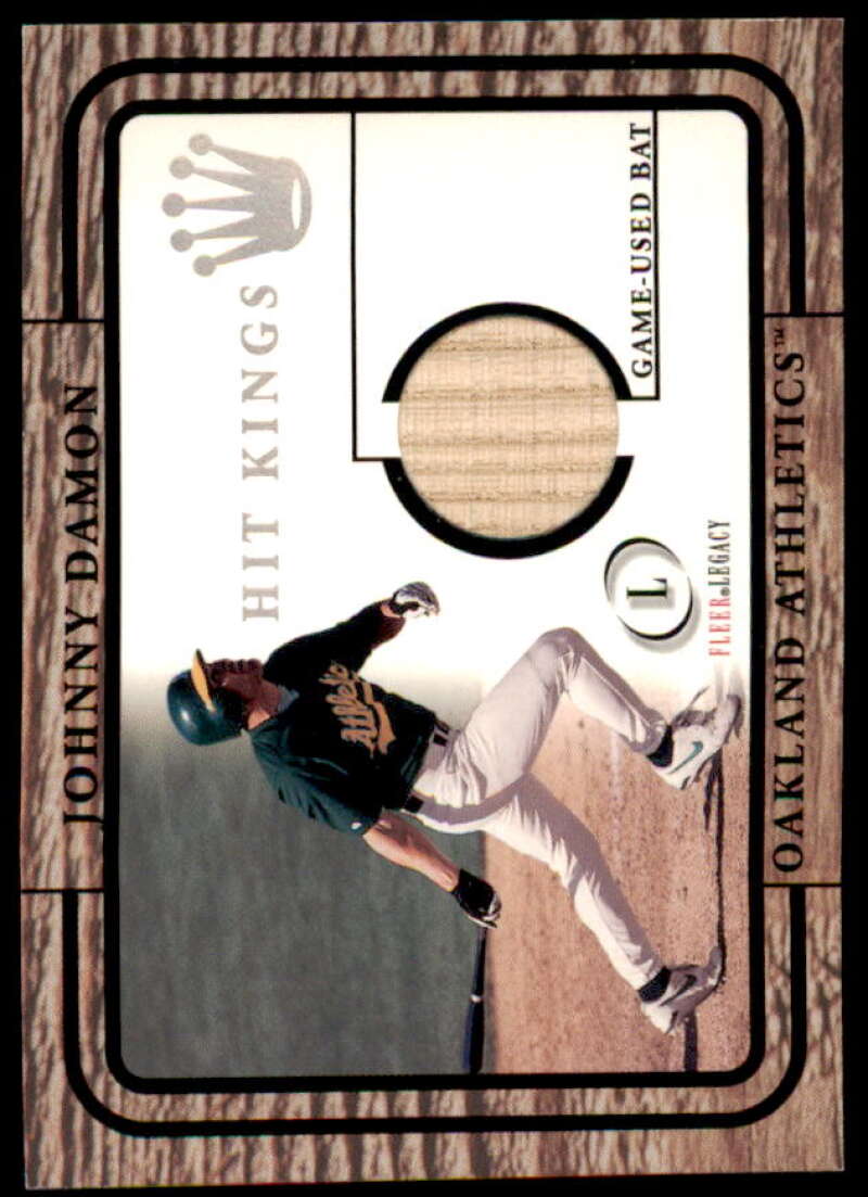 Johnny Damon Card 2001 Fleer Legacy Hit Kings #9  Image 1