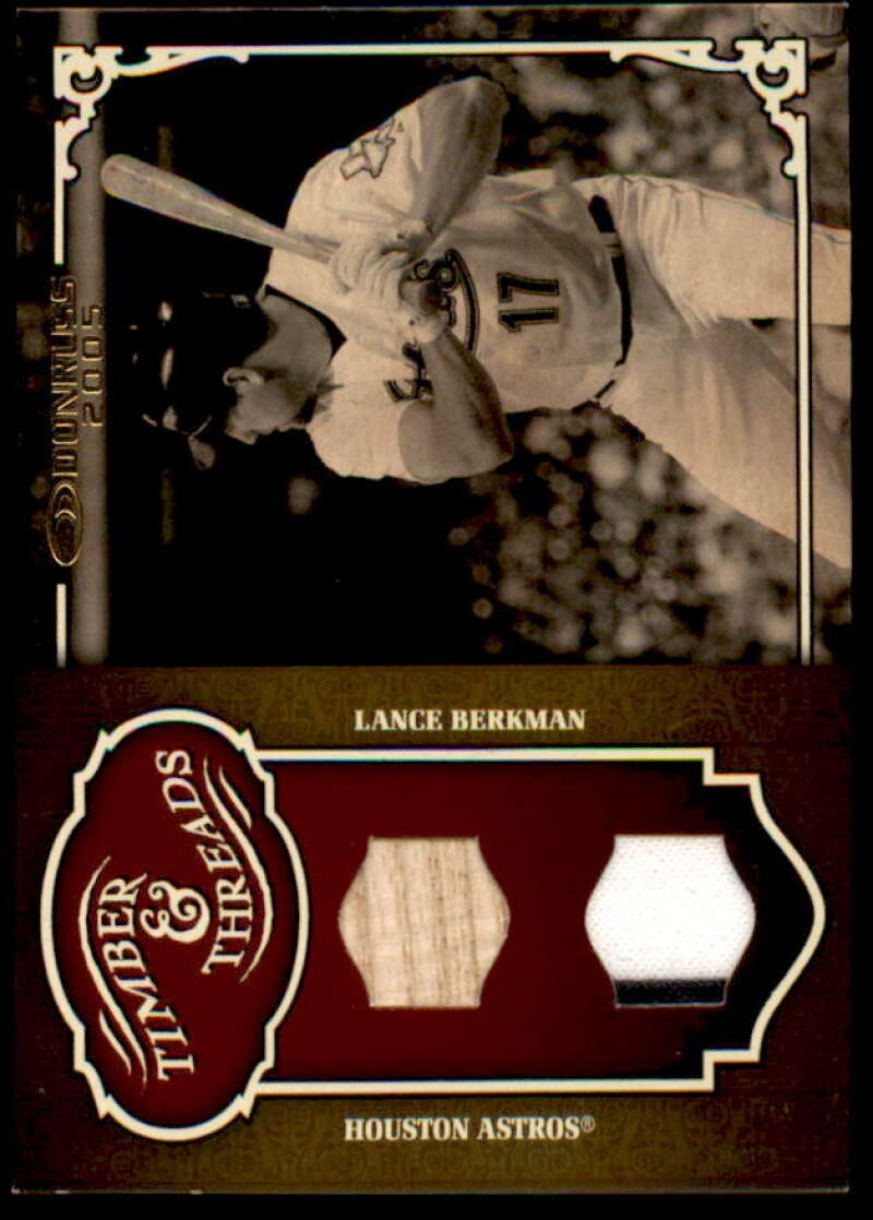 Carlos Beltran Bat-Jsy Card 2005 Donruss Timber and Threads Combo #6  Image 1