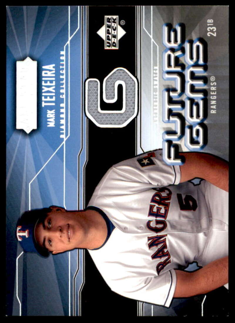 Mark Teixeira Card 2004 UD Diamond All-Star Future Gems Jersey #MT  Image 1