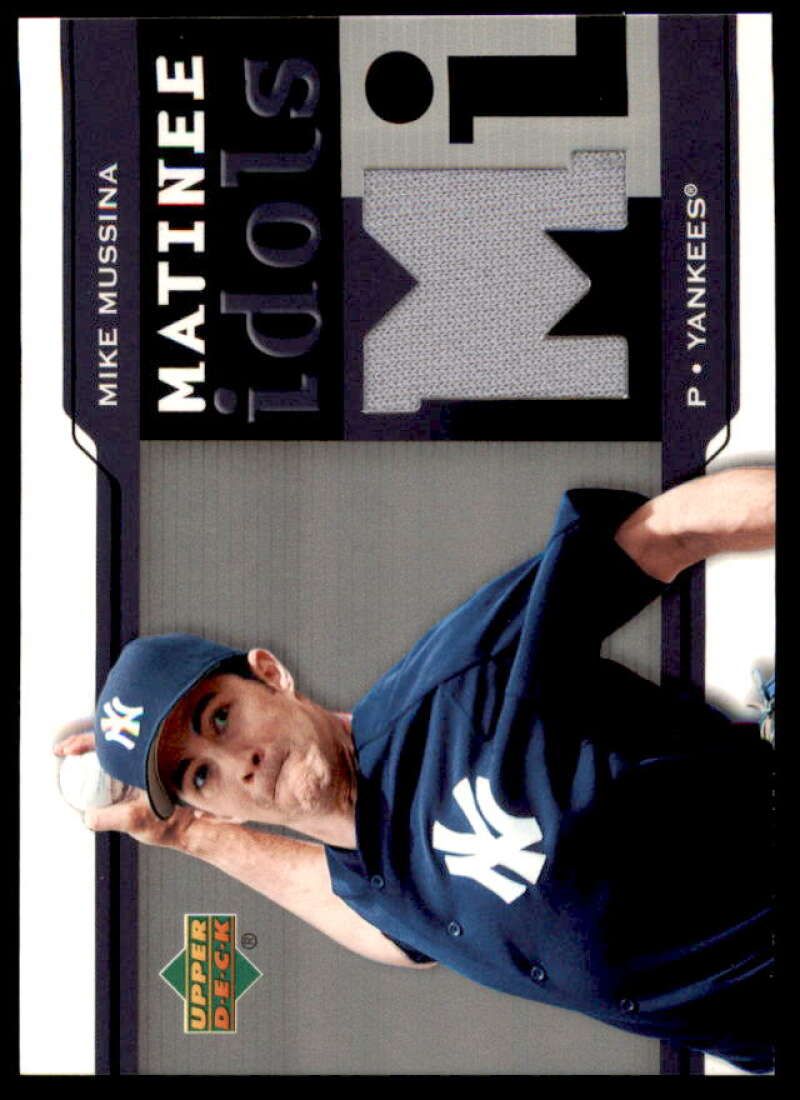 Mike Mussina Card 2005 Upper Deck Matinee Idols Jersey #MM  Image 1