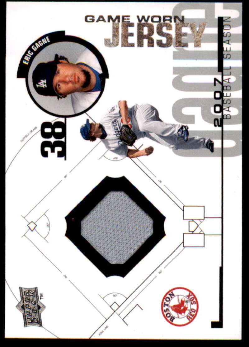 Eric Gagne Card 2008 Upper Deck UD Game Materials 1998 #EG  Image 1