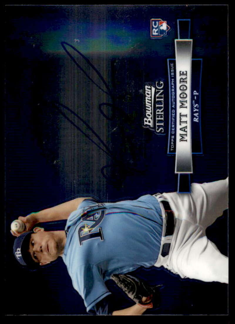 Matt Moore Rookie Card 2012 Bowman Sterling Rookie Autographs #MM  Image 1